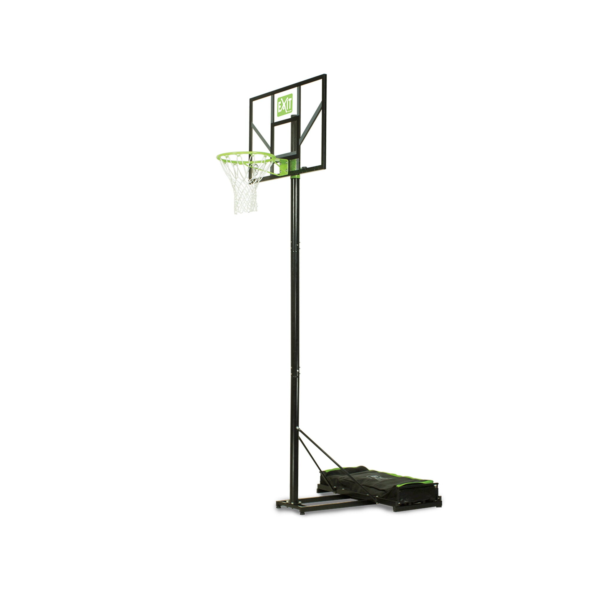 EXIT Comet portatīvais basketbola dēlis - zaļš/melns