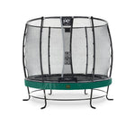 EXIT Elegant Premium batuts ø427cm ar Deluxe drošības tīklu - Zaļa