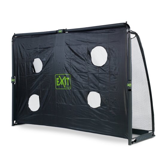 EXIT Finta tērauda futbola vārti 300x200cm - melni