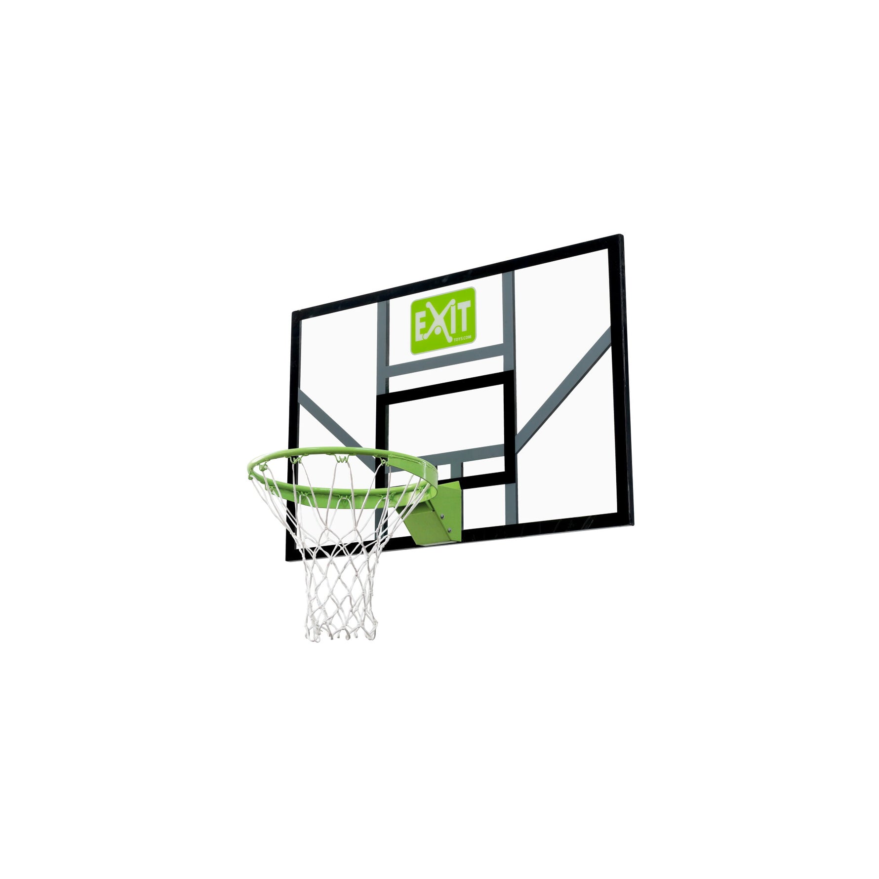 EXIT Galaxy basketbola aizmugure ar Dunk  stīpu un tīklu - zaļa/melna