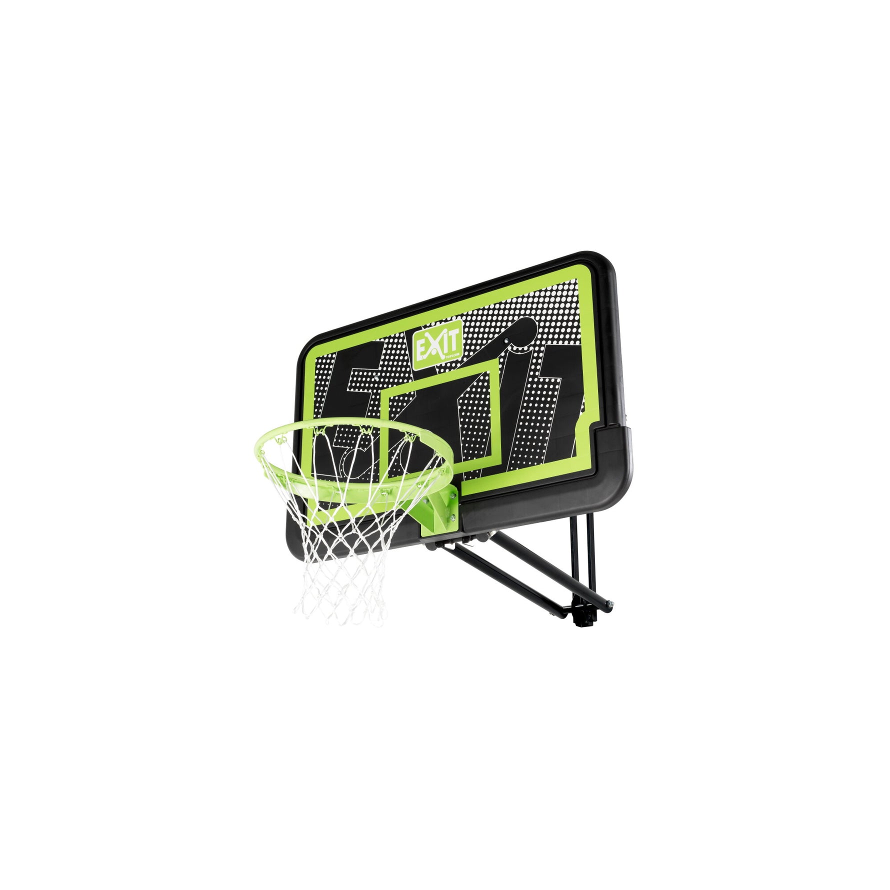 EXIT Galaxy pie sienas stiprināms basketbola aizmugure - melns izdevums
