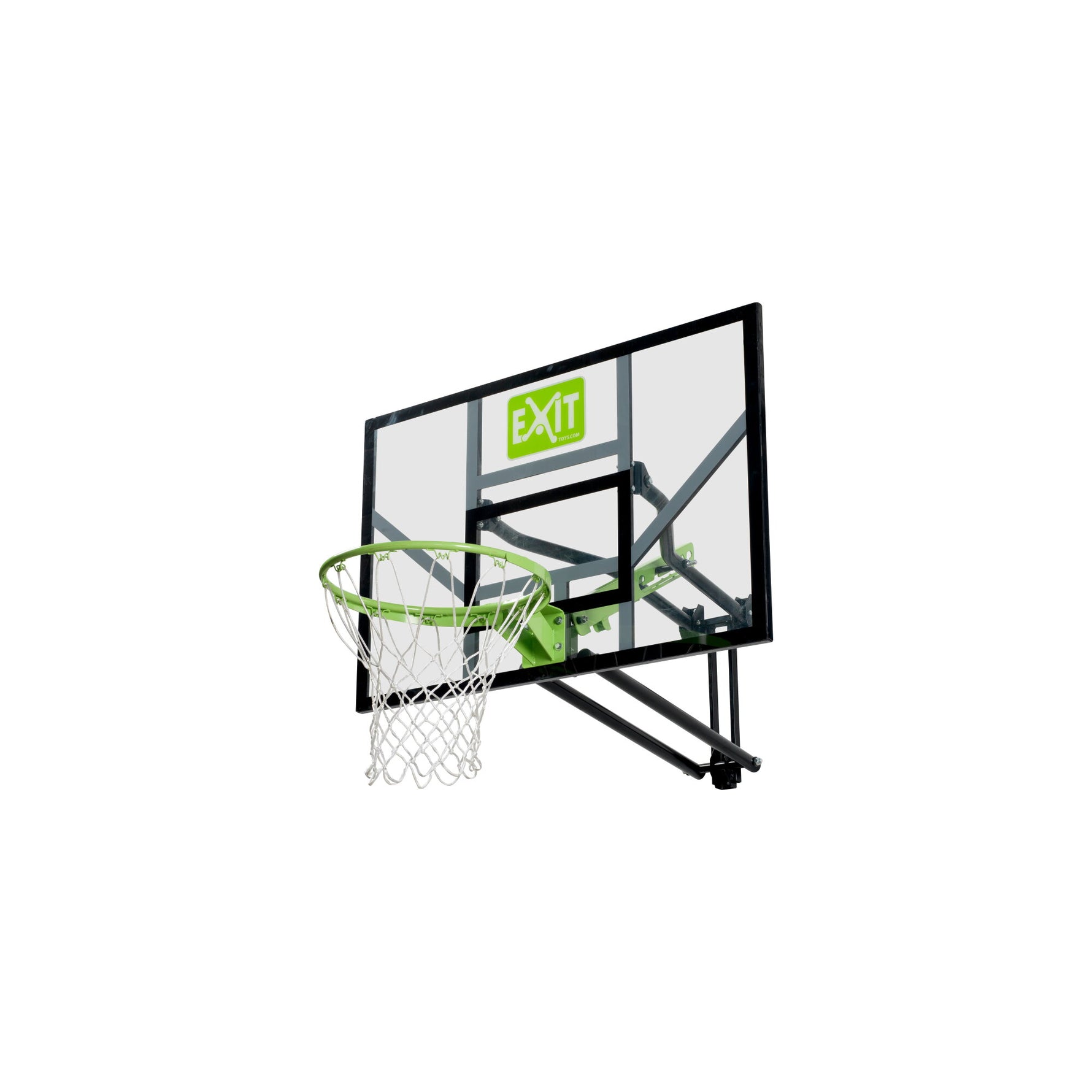 EXIT Galaxy pie sienas stiprināms basketbola dēlis - zaļš/melns