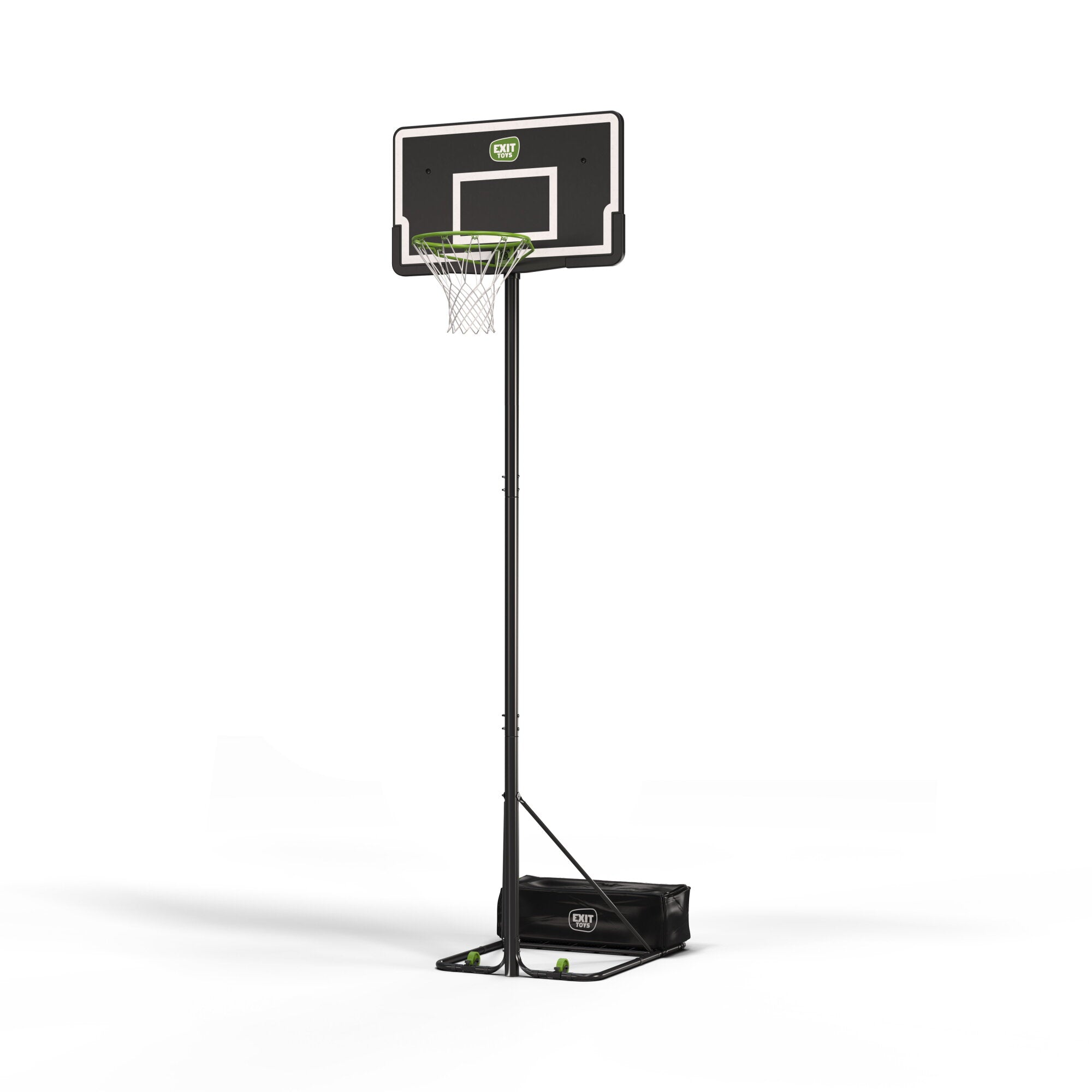 Pārvietojams basketbola grozs EXIT NovaStar regulējama augstuma basketbola aizmugure, kas aug kopā ar jums