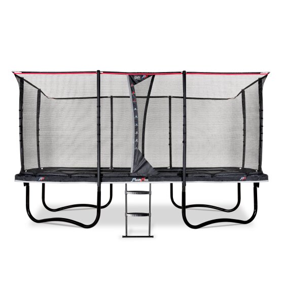 EXIT PeakPro batuts 275x458 ar aizsargtīklu - melna