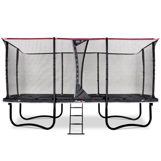 EXIT PeakPro batuts 305x518cm ar aizsargtīklu - melna