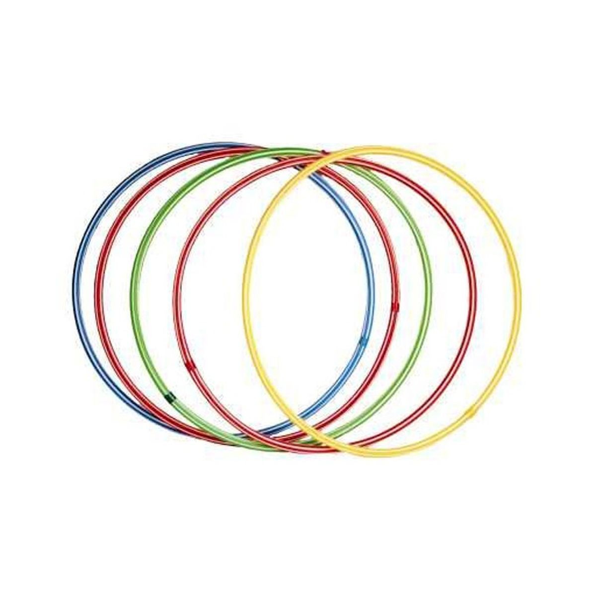 Vingrošans aplis Hula Hop 80 cm daudzkrāsains 10 gab. komplekts