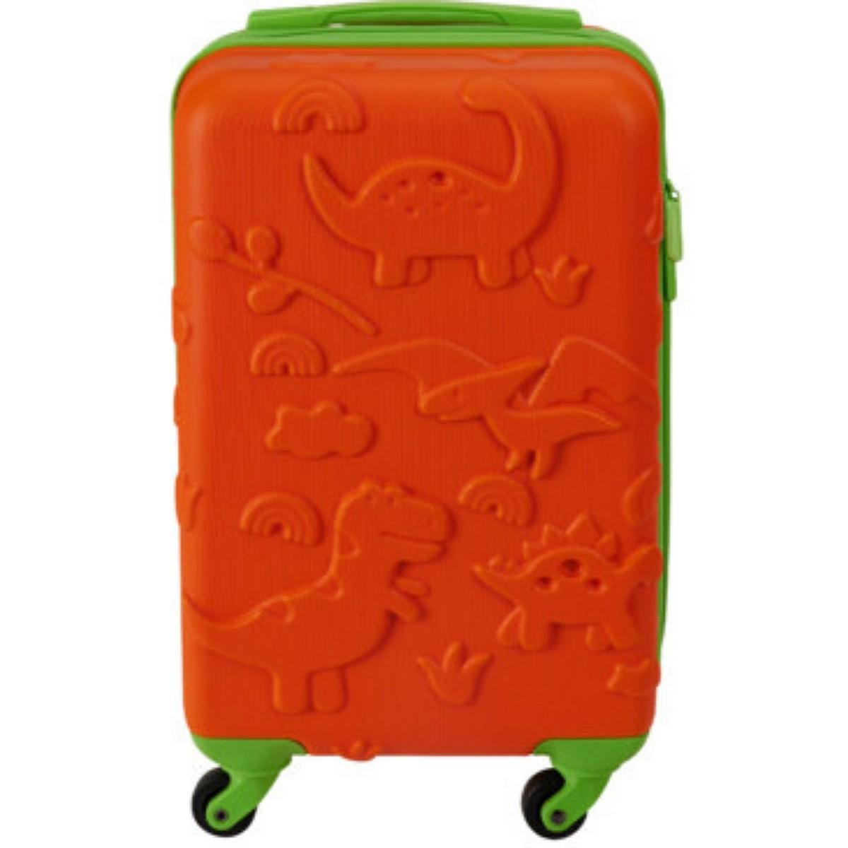 PROWORLD bērnu ceļojumu koferis 45 cm - oranžs (dino)