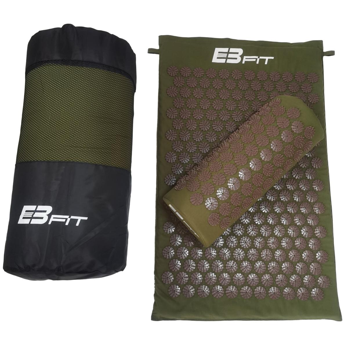 Akupresūras paklājs ar spilvenu 68x42x2CM EB FIT