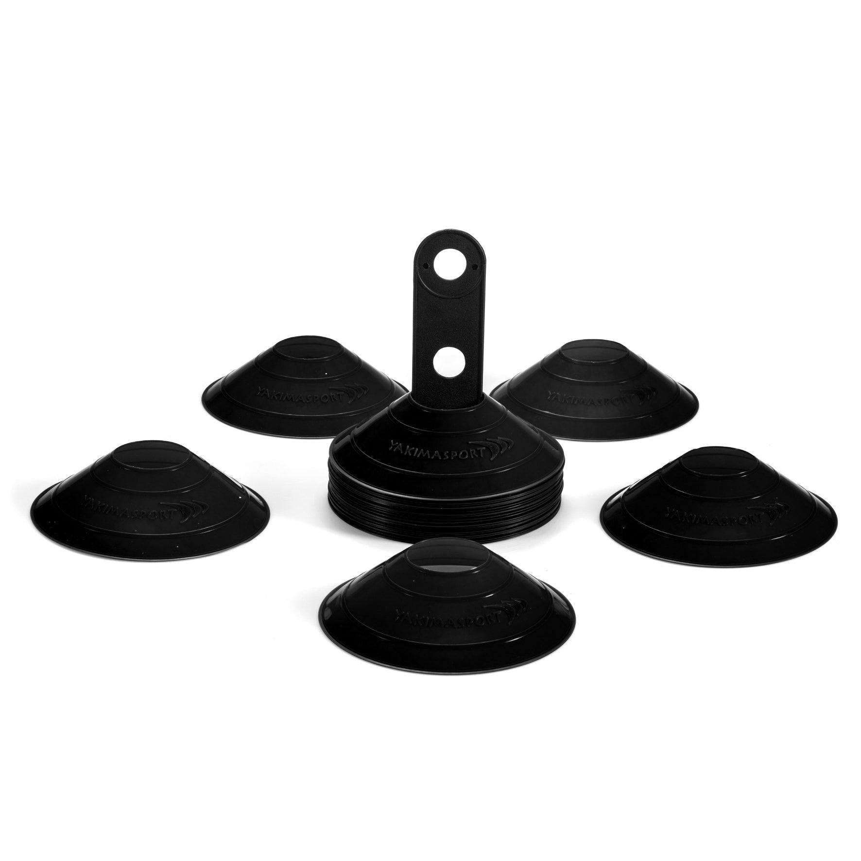 Salas, Čiekuri, Konusi, Cepures, Treniņsēnes 1 krāsā Black Yakimasport
