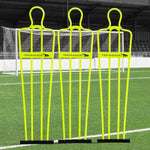 AirFlow futbola siena, 180cm, Pasīvais aizsargs Yellow Yakimasport