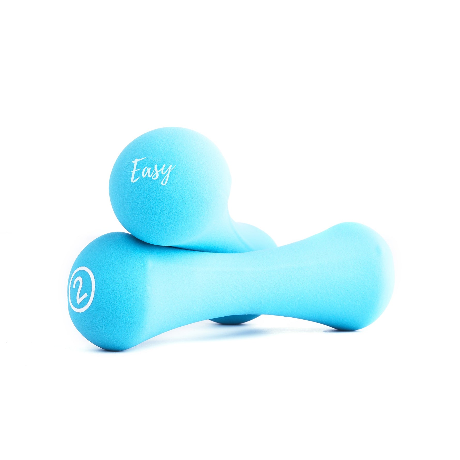 Neoprēna hanteles EASY FITNESS 2kg (2 gab.)
