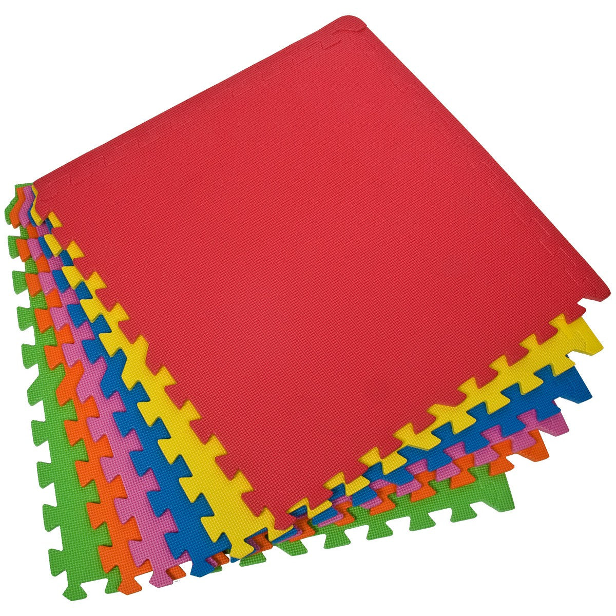 Eva putu puzles paklājiņš 6x60x1.0cm, 6 gab. komplekts, Enero mix krāsa