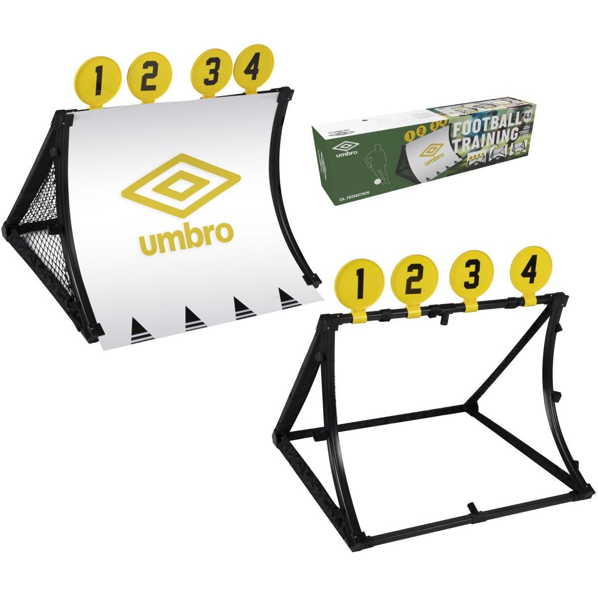 4 vienā treniņu mērķis 75x78x58cm UMBRO