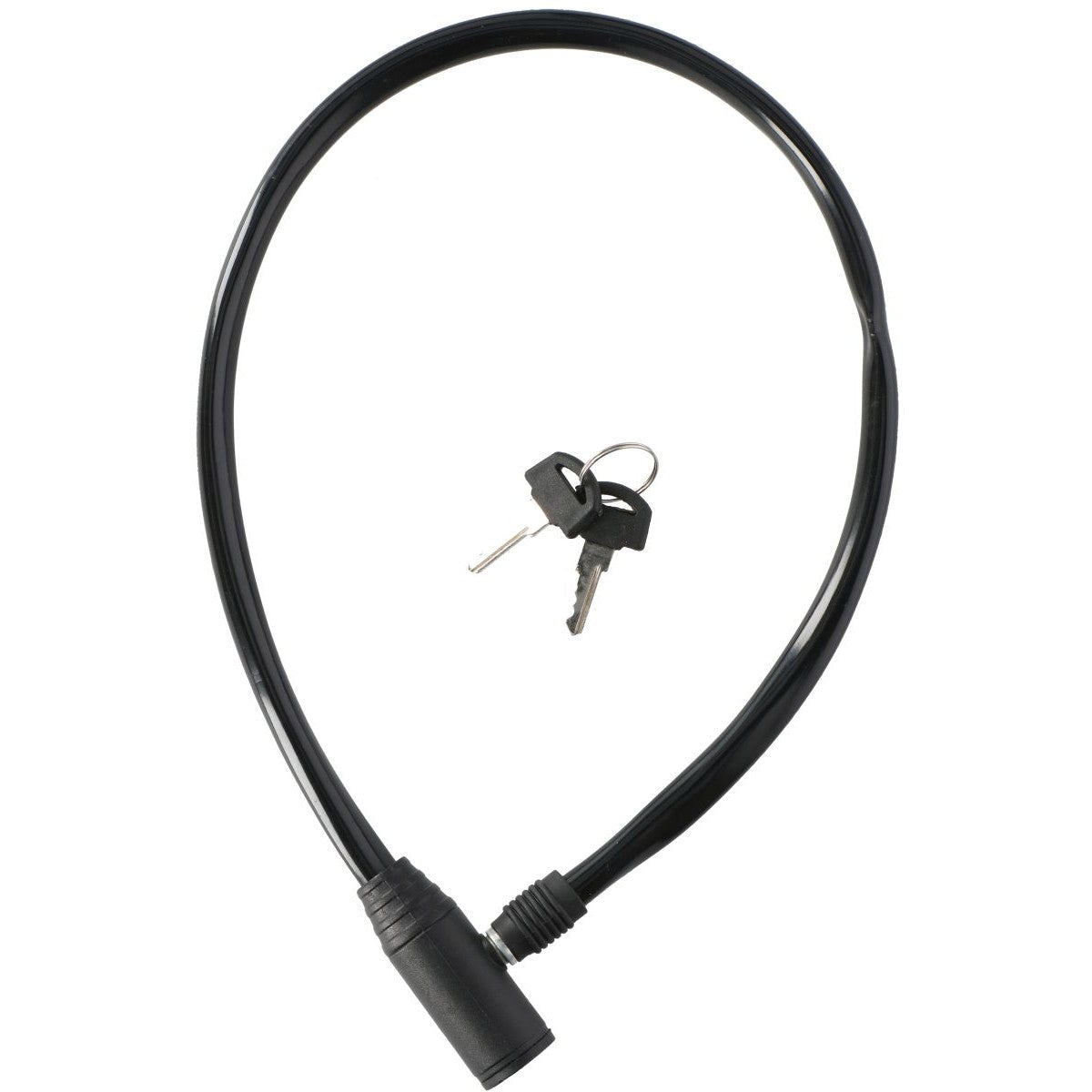 Dunlop velo slēdzenes troses slēdzene 0,4x65cm - melna