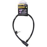 Dunlop velo slēdzenes troses slēdzene 0,4x65cm - melna