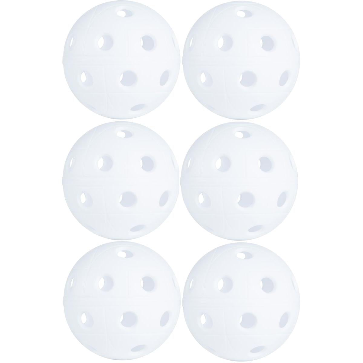 UNIHOC spēļu bumbas baltas XQMAX 6 gab.