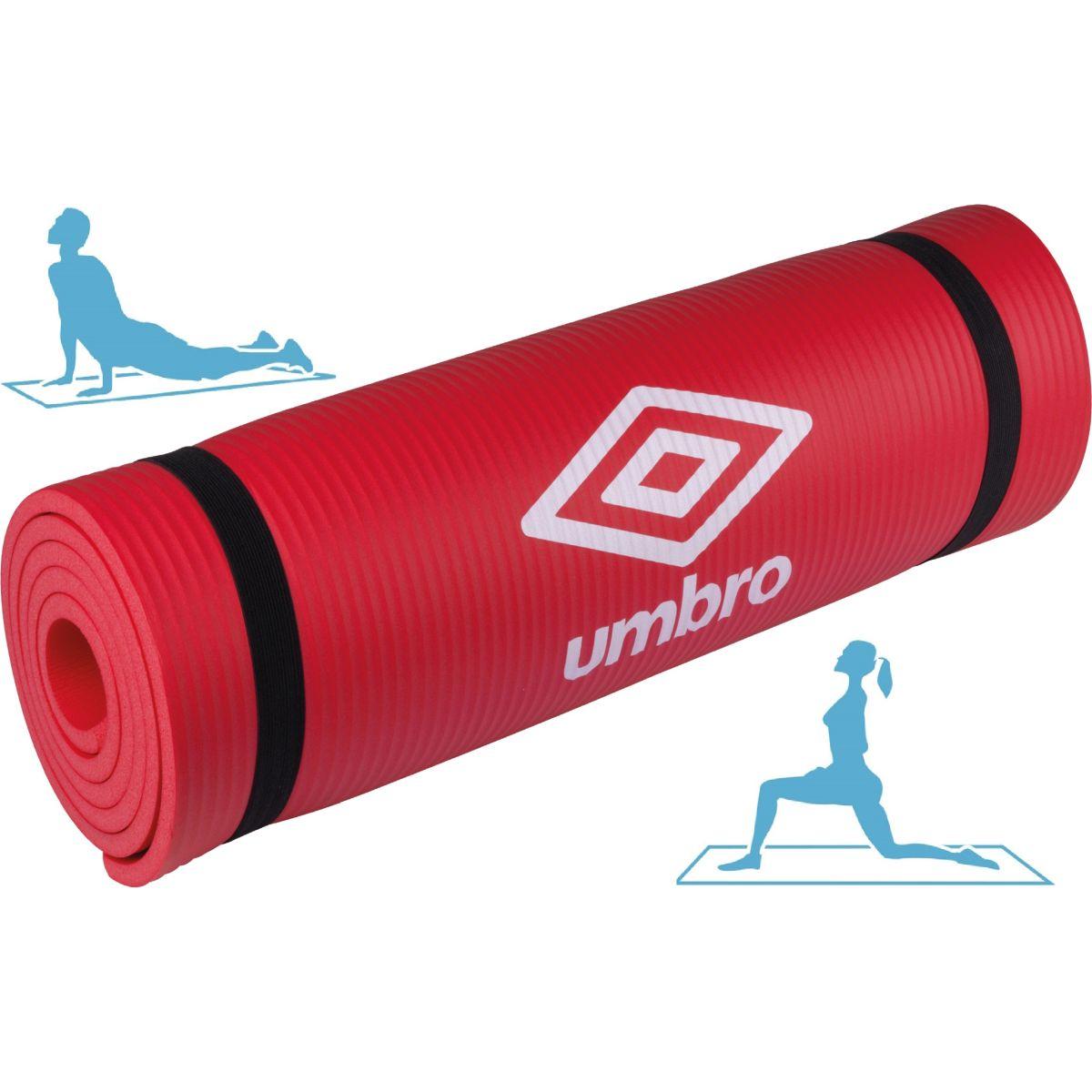 FITNESS PAKLĀJS NBR pretslīdošs 190x58x1CM SARKANS UMBRO