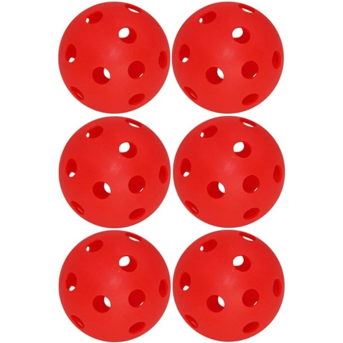 UNIHOC Spēļu bumbas sarkanas XQMAX 6 gab.