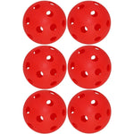 UNIHOC Spēļu bumbas sarkanas XQMAX 6 gab.