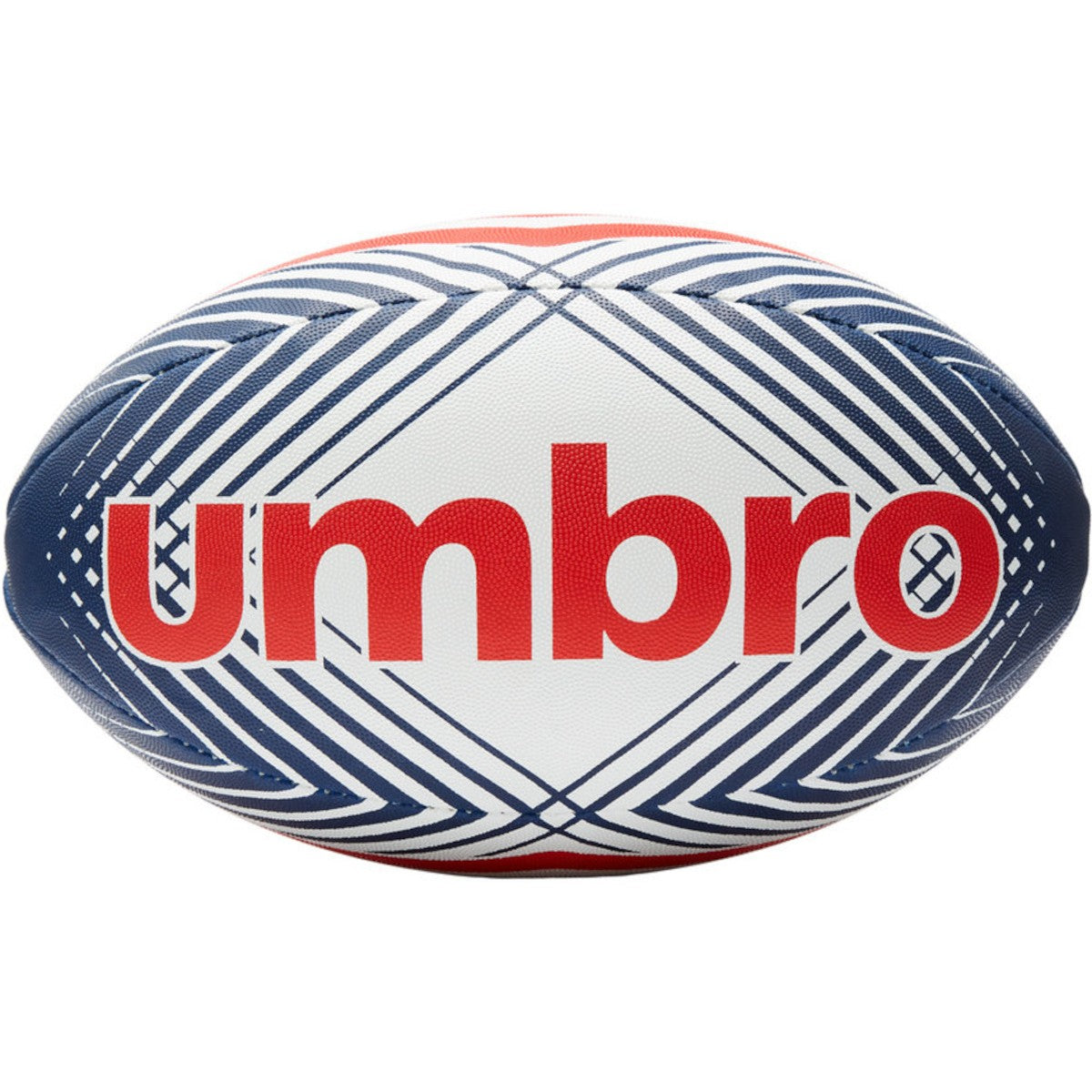 Regbija bumba Umbro s.5 balta/sarkana/navy