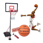 Regulējams basketbola komplekts Dunlop 1.65-2.05m 3w1