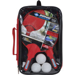 Donic Outdoor laikapstākļiem izturīgs galda tenisa komplekts ar 2 raketēm un 3 bumbiņām