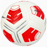 NIKE STRIKE FUTBOLA BUMBA 290G BALTA/SPILGTI SARKANA/SUDRABA S.5