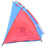 Telts pludmales segums Saule 200x120x120cm zilā un sarkanā Enero Camp