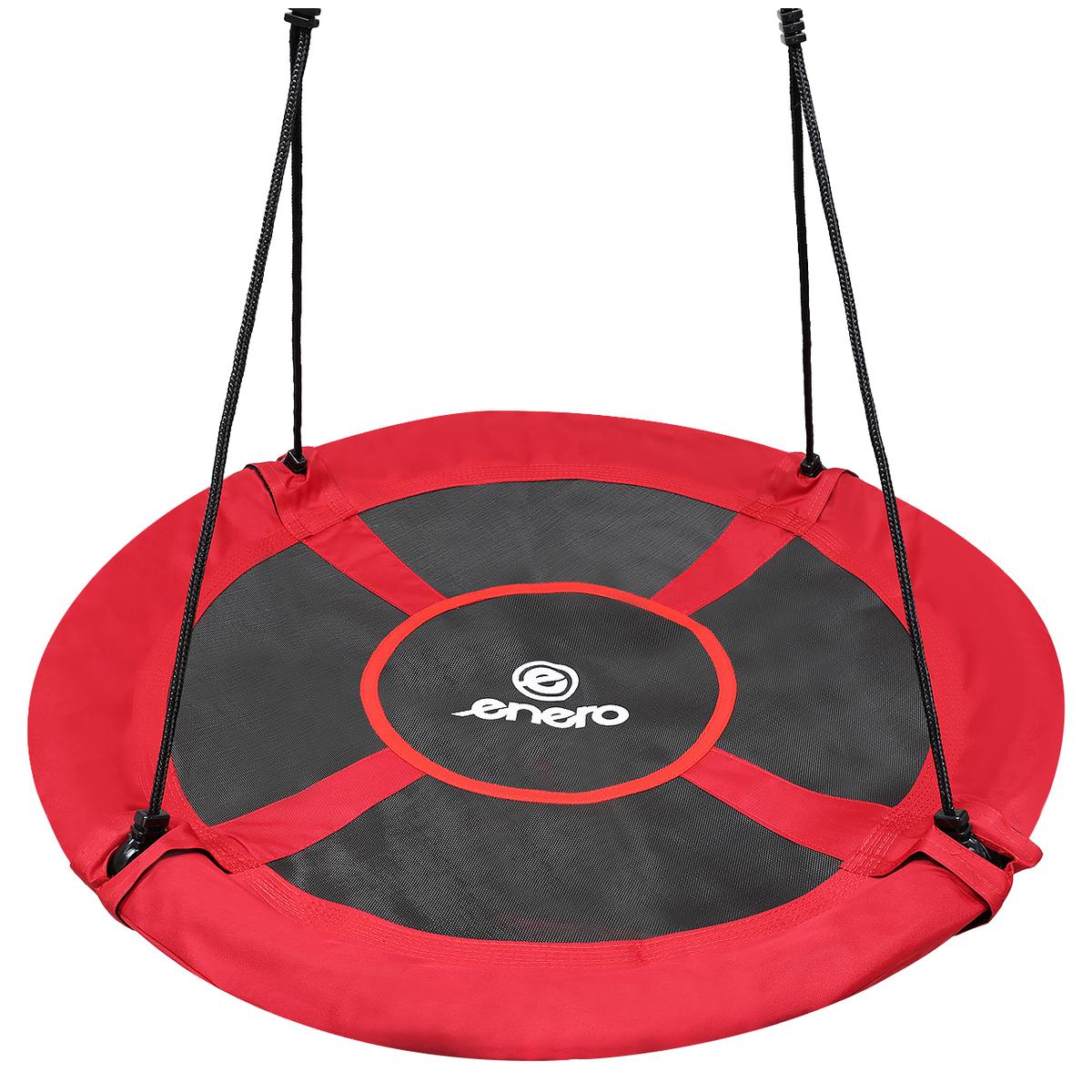 Stārķa ligzdas dārza šūpoles 110 cm XXXL sarkanas