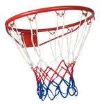 Basketbola gredzens 43cm ar tīklu Enero sarkans