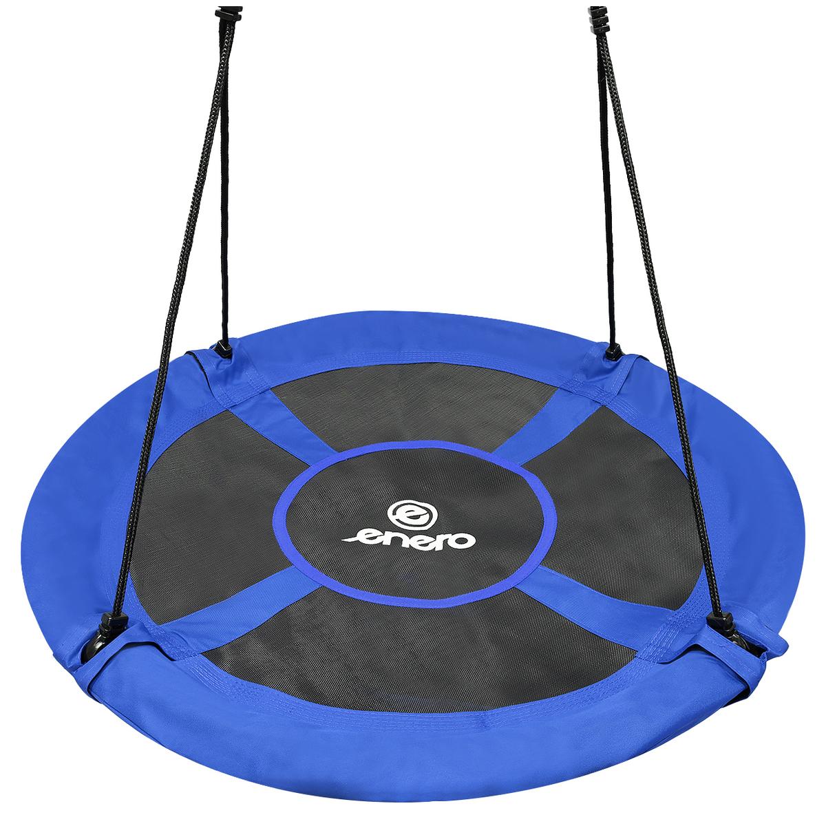 Stārķa ligzdas dārza šūpoles 100 cm XXL zilas