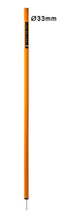 Treniņu un slaloma stabs ELITE 33mm 170cm Orange Yakimasport