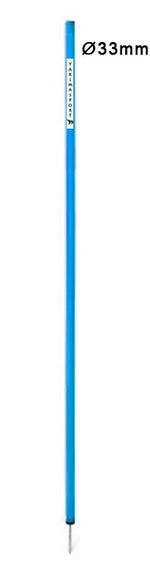 Treniņu un slaloma stabs ELITE 33mm 170cm Blue Yakimasport