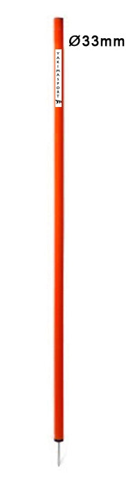 Treniņu un slaloma stabs ELITE 33mm 170cm Red Yakimasport