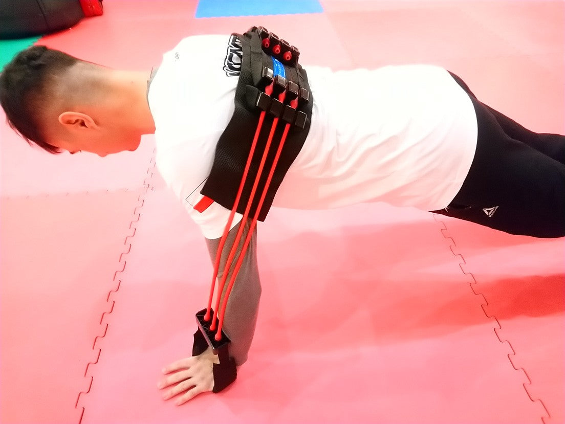 Krūškurvja treniņu gumija, Yakimasport atspiešanās