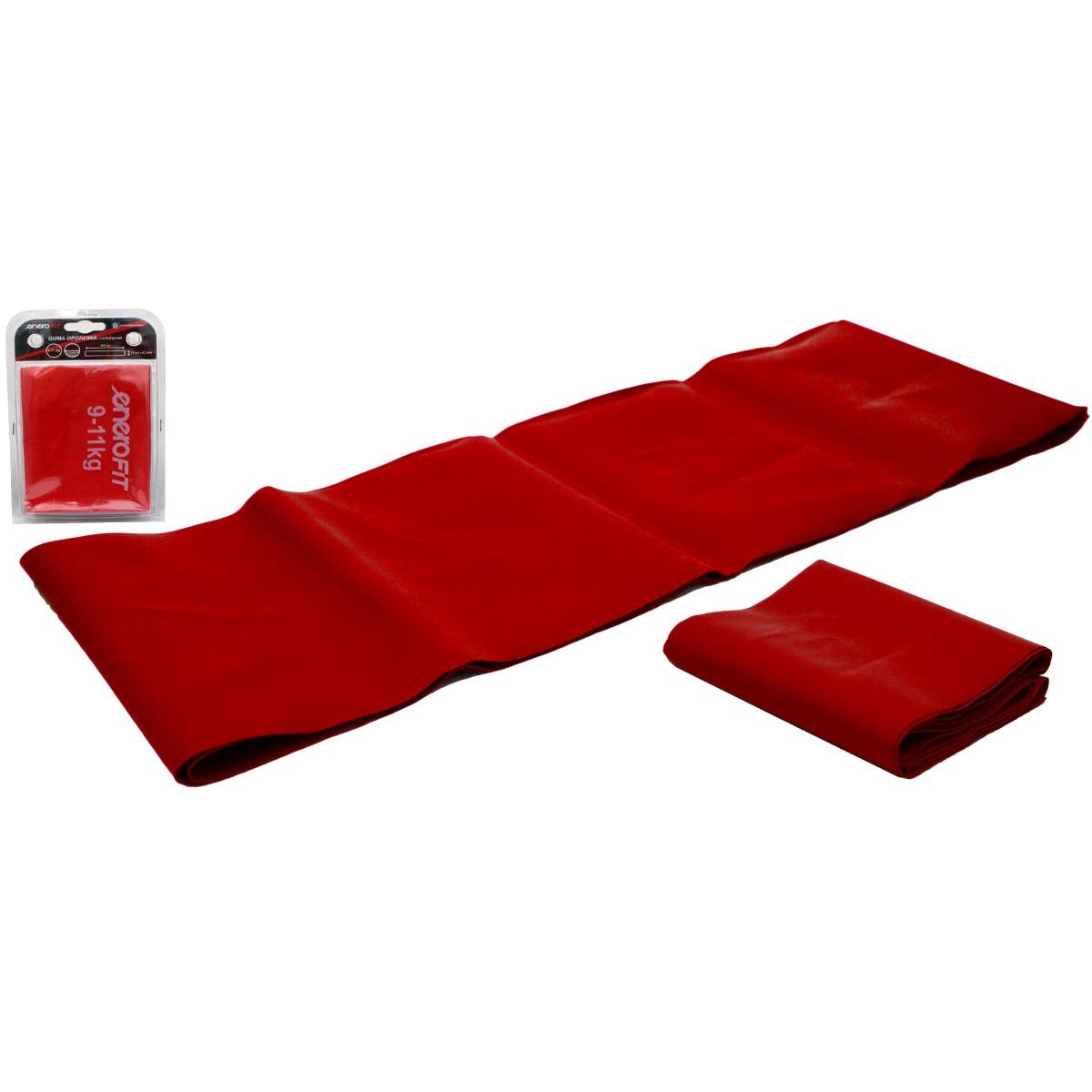 TRENIŅA LENTA IZTURĪBAS GUMIJA VINGRINĀJUMIEM 200x15CM 0.30MM 9-11KG RED