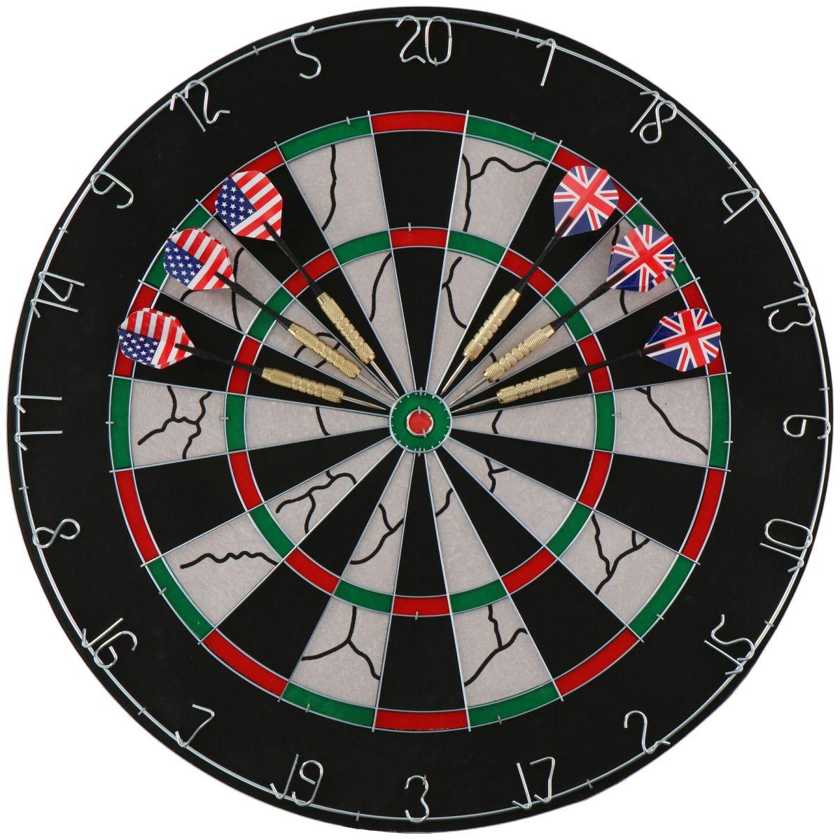 Šautriņu mērķis DART 45CM UN 6 šautriņas