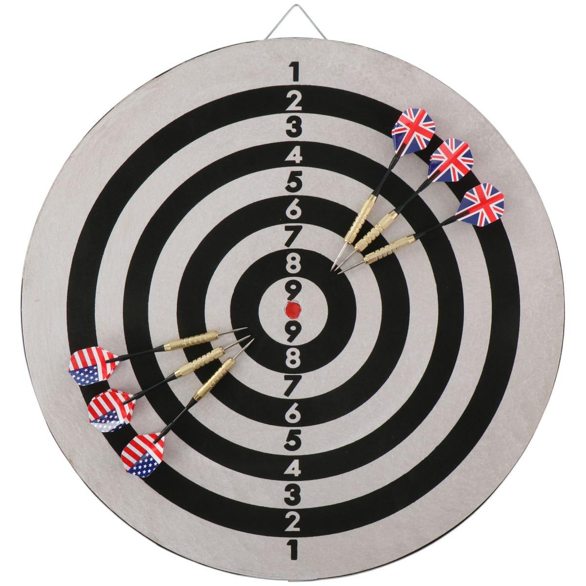 Šautriņu mērķis DART 45CM UN 6 šautriņas