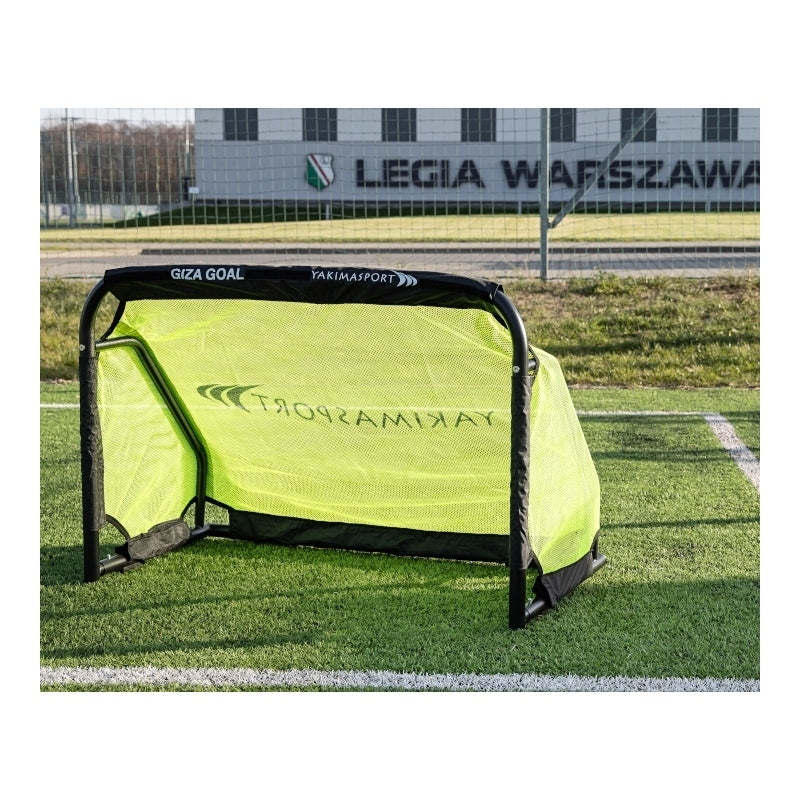 GIZA futbola vārti 1,2 m x 0,8 m | 120cmx80cm Yakimasport dzeltenā krāsā