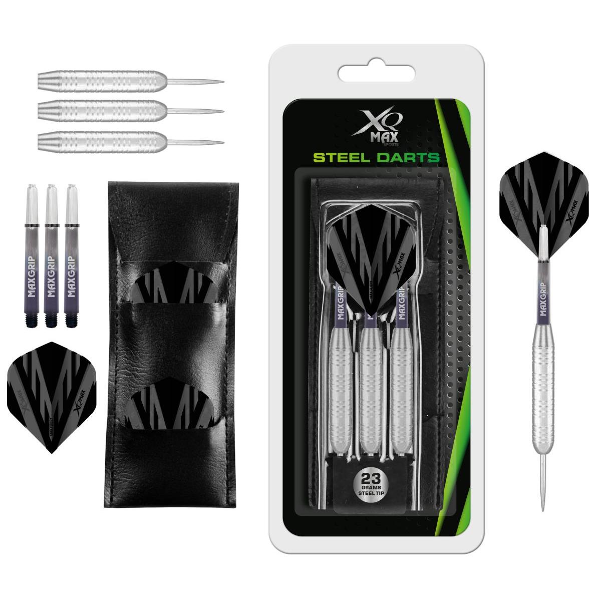 DARTS METAL DARTS 3 GAB. 23G XQMAX SILVER BOX