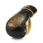MANDALA BLACK/GOLD sieviešu cimdi 8 oz Yakimasport