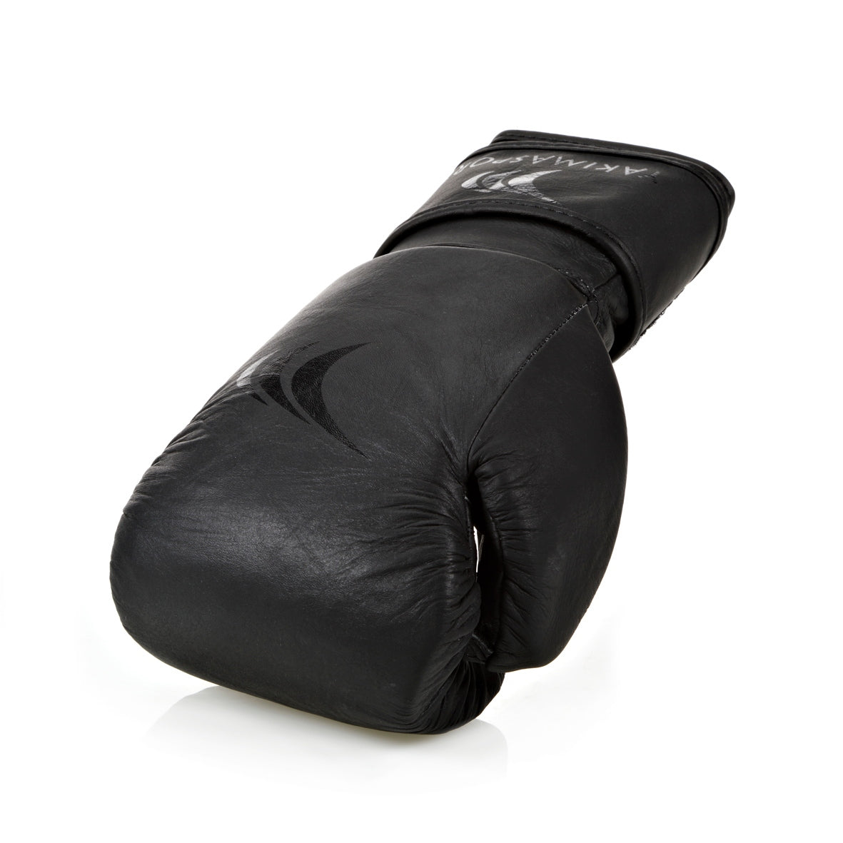 Boksa cimdi GRAND melni melni matēti - dabīgā āda 12 oz Yakimasport