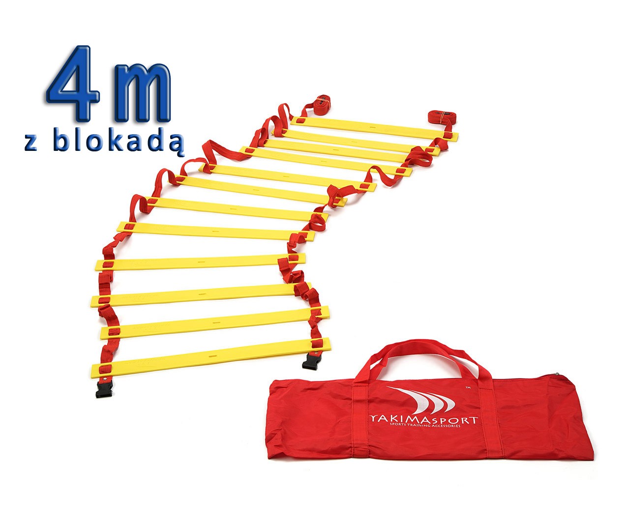 4 m koordinējošas kāpnes Yakimasport ar pakāpiena blokādi