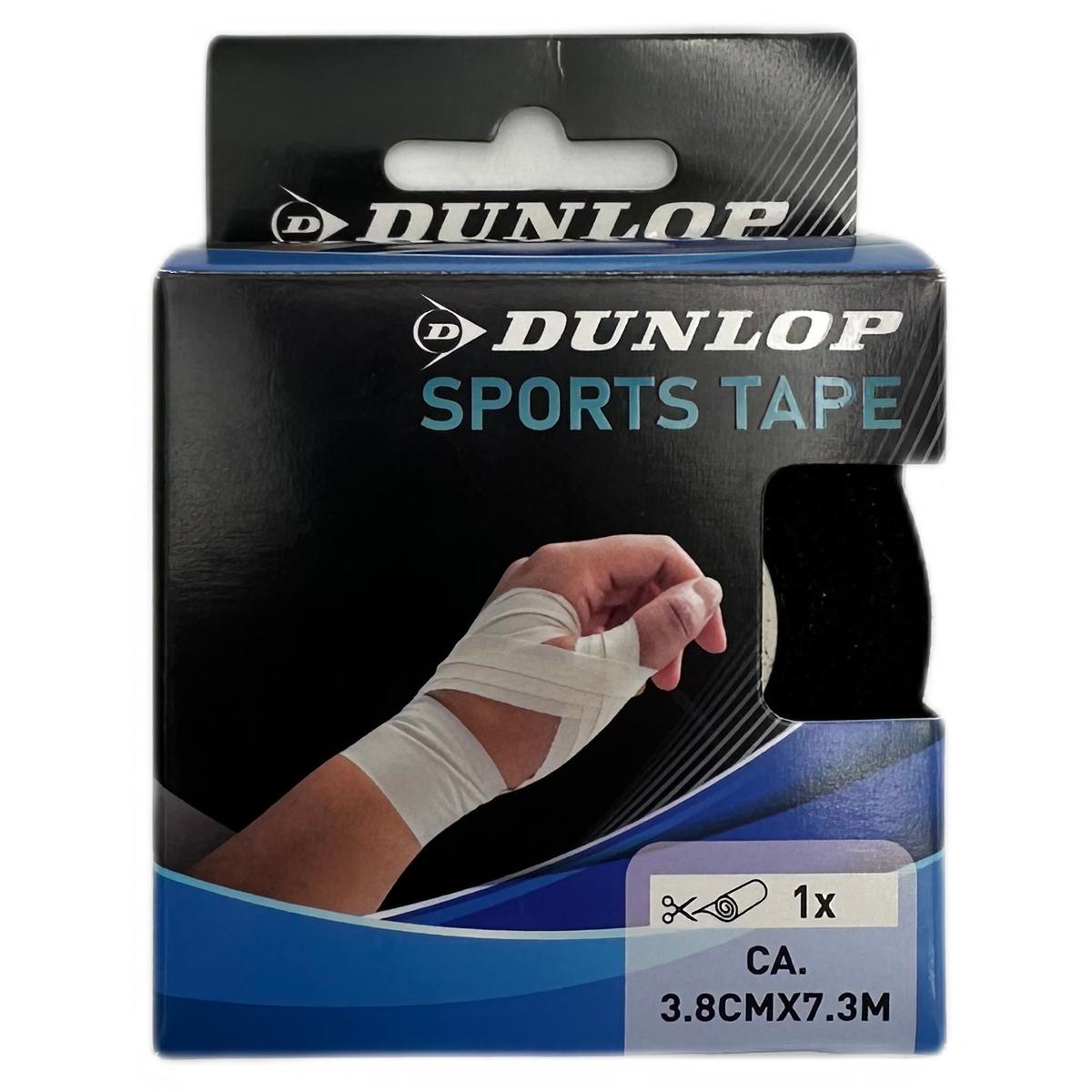 SPORTA KINEZIOLOĢISKAIS TEIPS 7.3Mx3.8CM DUNLOP Melna