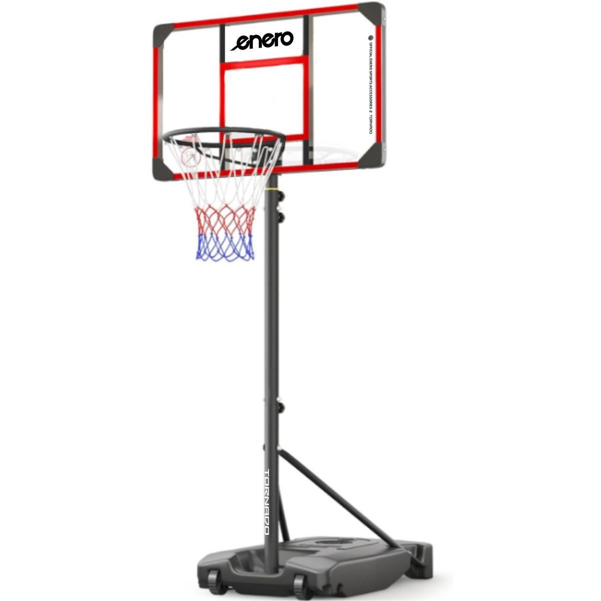 Pārvietojams basketbola grozs 1.6-2.6M TORNADO