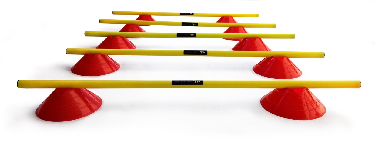 Veiklības konusi ar stabiem Yakimasport komplekts