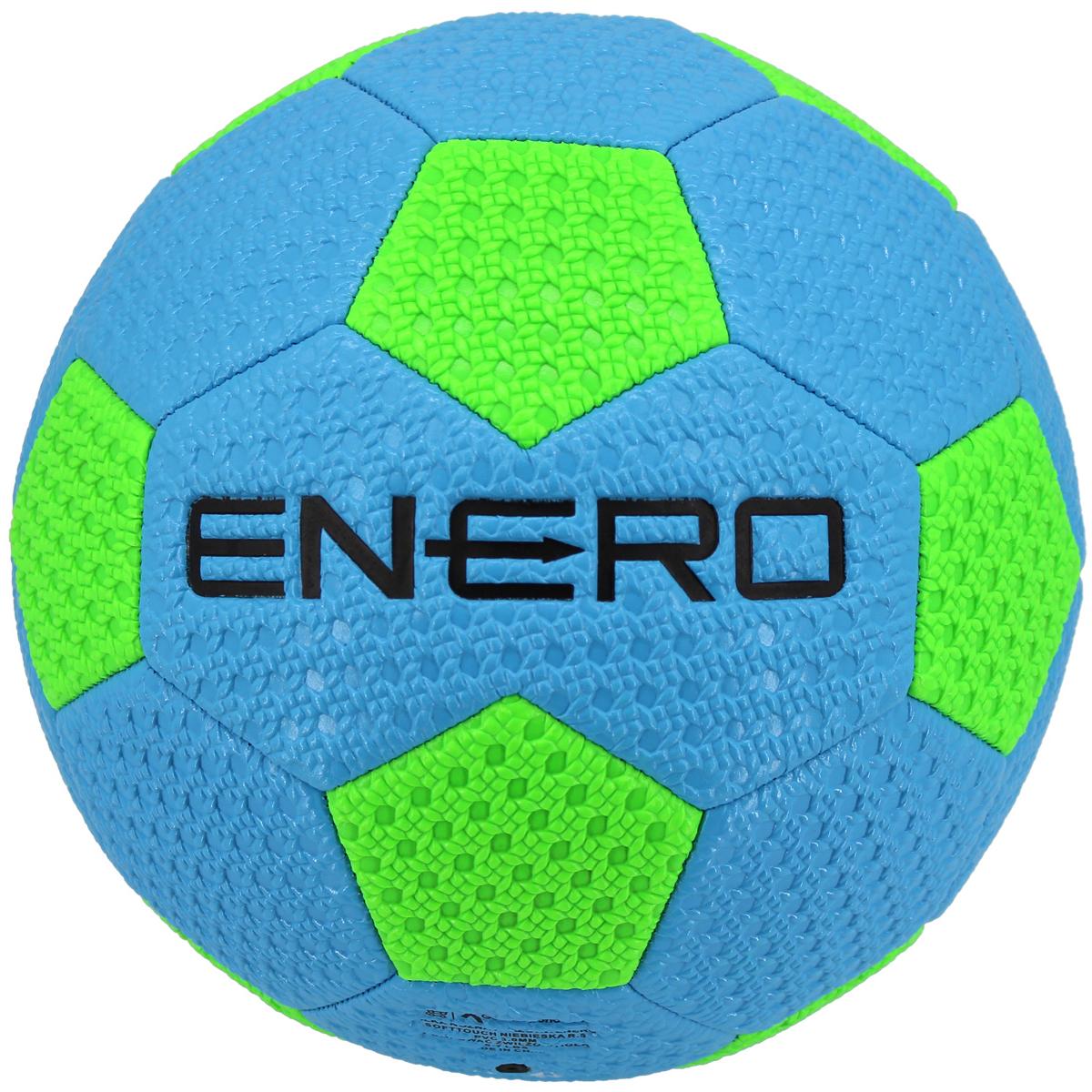 ENERO MĪKSTA PIELIETOJUMA ZILA PLUDMALES FUTBOLA BUMBA 5. IZMĒRS