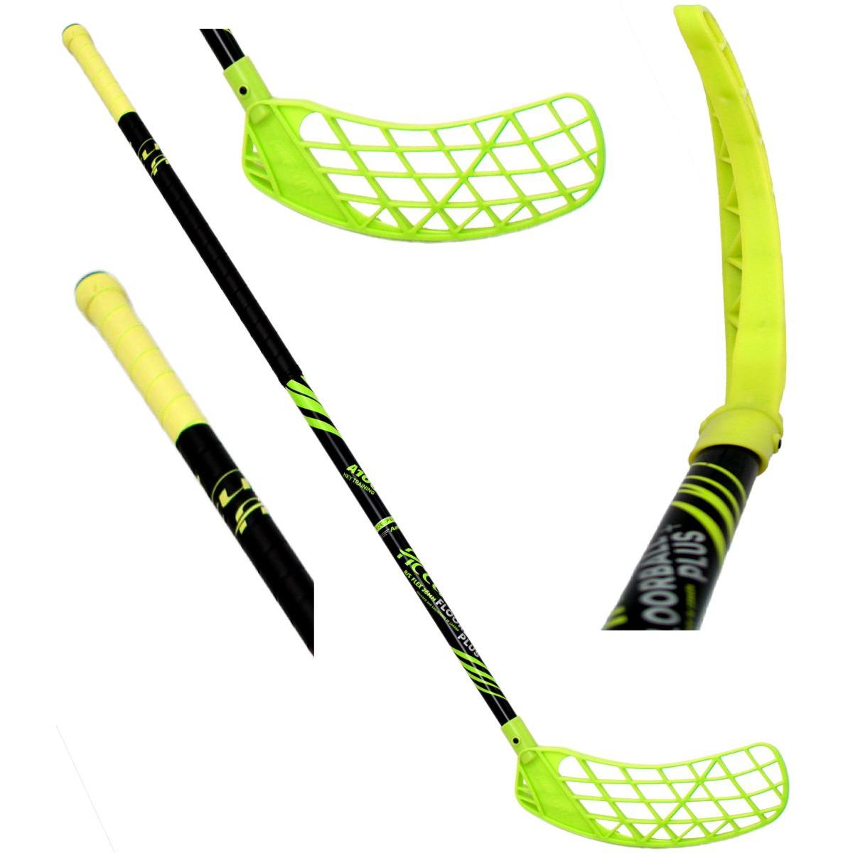Florbola nūja UNIHOC AIRTEK STICK 100 CM DZELTENS LABOROČIEM XQMAX