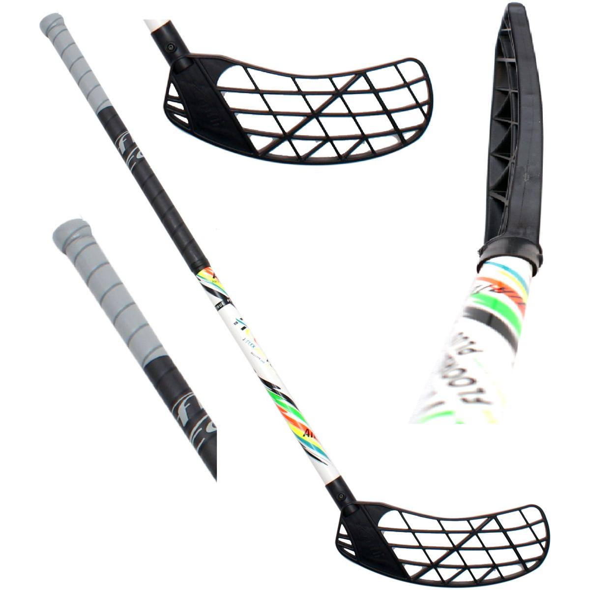 Florbola nūja UNIHOC AIRTEK STICK 70CM, MELNĀ, LABĀ XQMAX