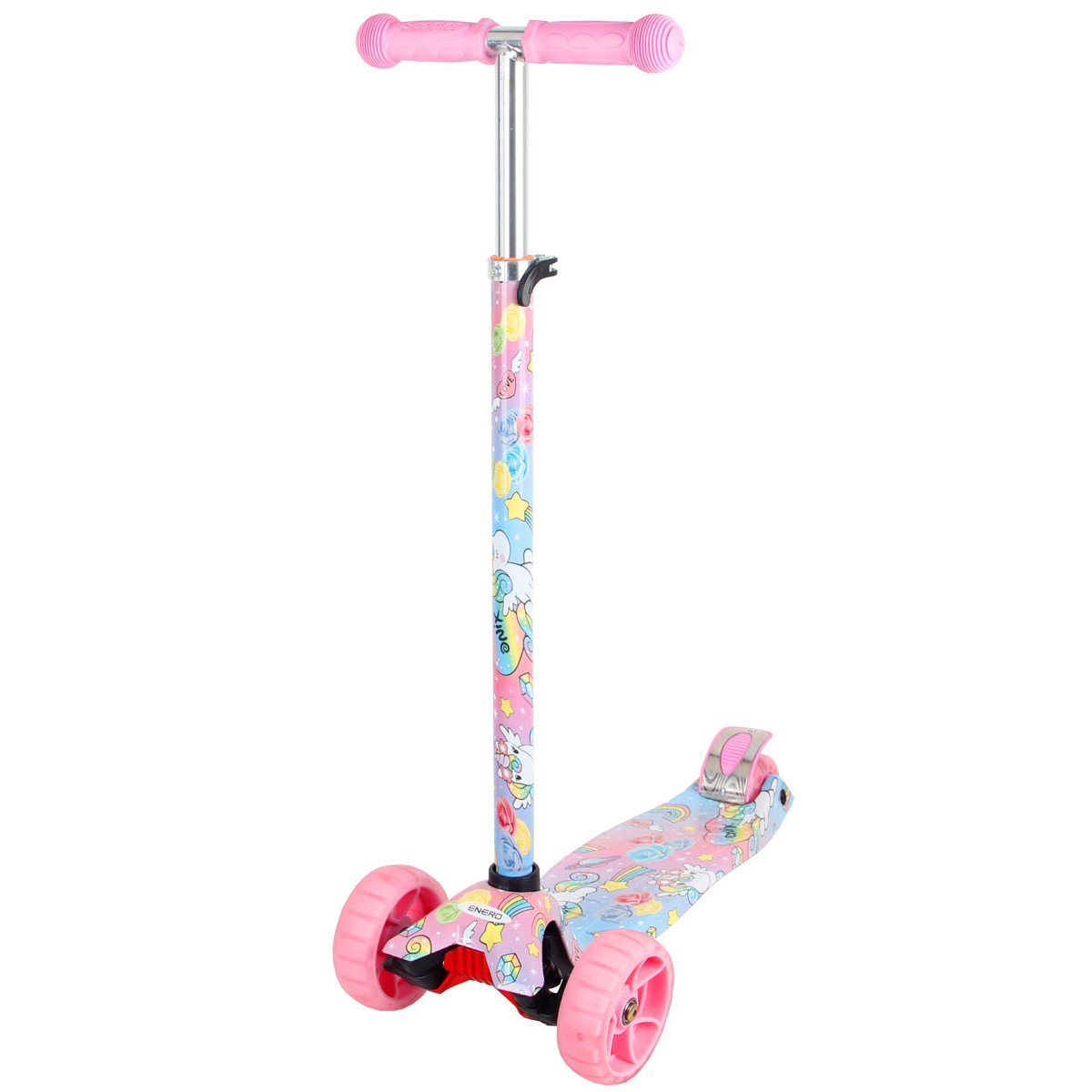 3 riteņu balansa skrejritenis ENERO MAXI UNICORN
